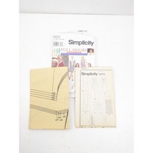 Simplicity 9472 Full Figure Solutions Sewing‎  for Dresses and Jumpsuit 26W-32W